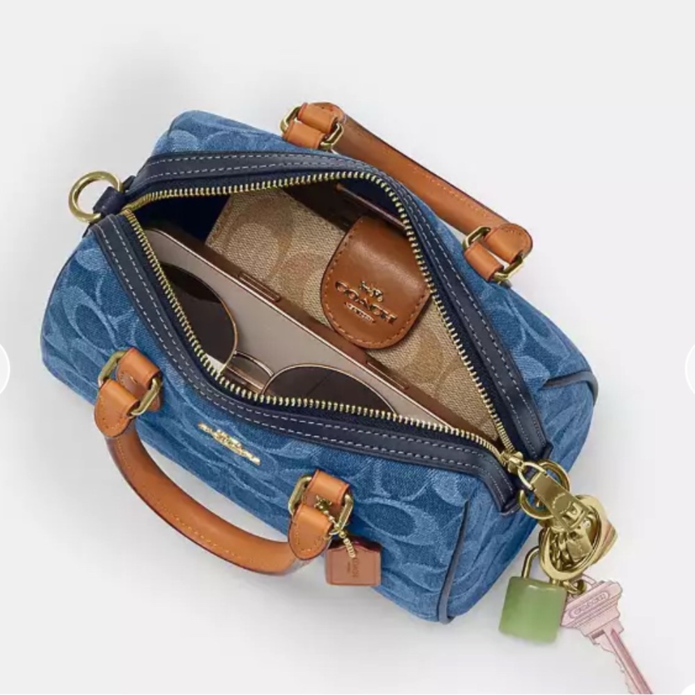 Coach Denim mini Rowan - Picture 4 of 10